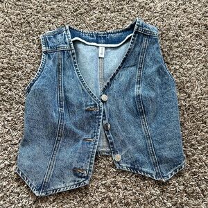 Kids Denim Vest
